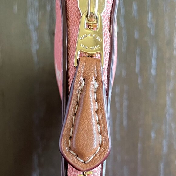 Coach Butterfly Dot Key Coin Pouch - Picture 10 of 12